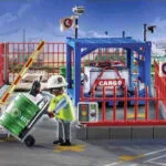 Playmobil City Action Σταθμός Cargo για 4-10 ετών 70773