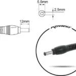 Mitsu Φορτιστής Laptop 75W 19V 3.95A για Asus με Αποσπώμενο Καλώδιο Τροφοδοσίας 5ZM044