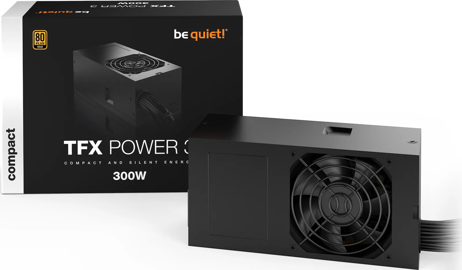 20210422114808_be_quiet_tfx_power_3_300w_full_wired_80_plus_gold Be Quiet TFX Power 3 300W Μαύρο Τροφοδοτικό Υπολογιστή Full Wired 80 Plus Gold - Image 1