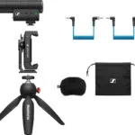 Sennheiser MKE 400 Mobile Kit Σετ Πυκνωτικό Μικρόφωνο Shock Mounted για Κάμερα
