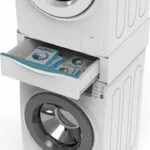 Meliconi Torre Base Extra L60 070-0599 Συνδετικό Πλυντηρίου/Στεγνωτηρίου από Μέταλλο με Συρτάρι 55x60εκ.