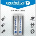 everActive Silver Line Επαναφορτιζόμενες Μπαταρίες AAA Ni-MH 800mAh 1.2V 2τμχ