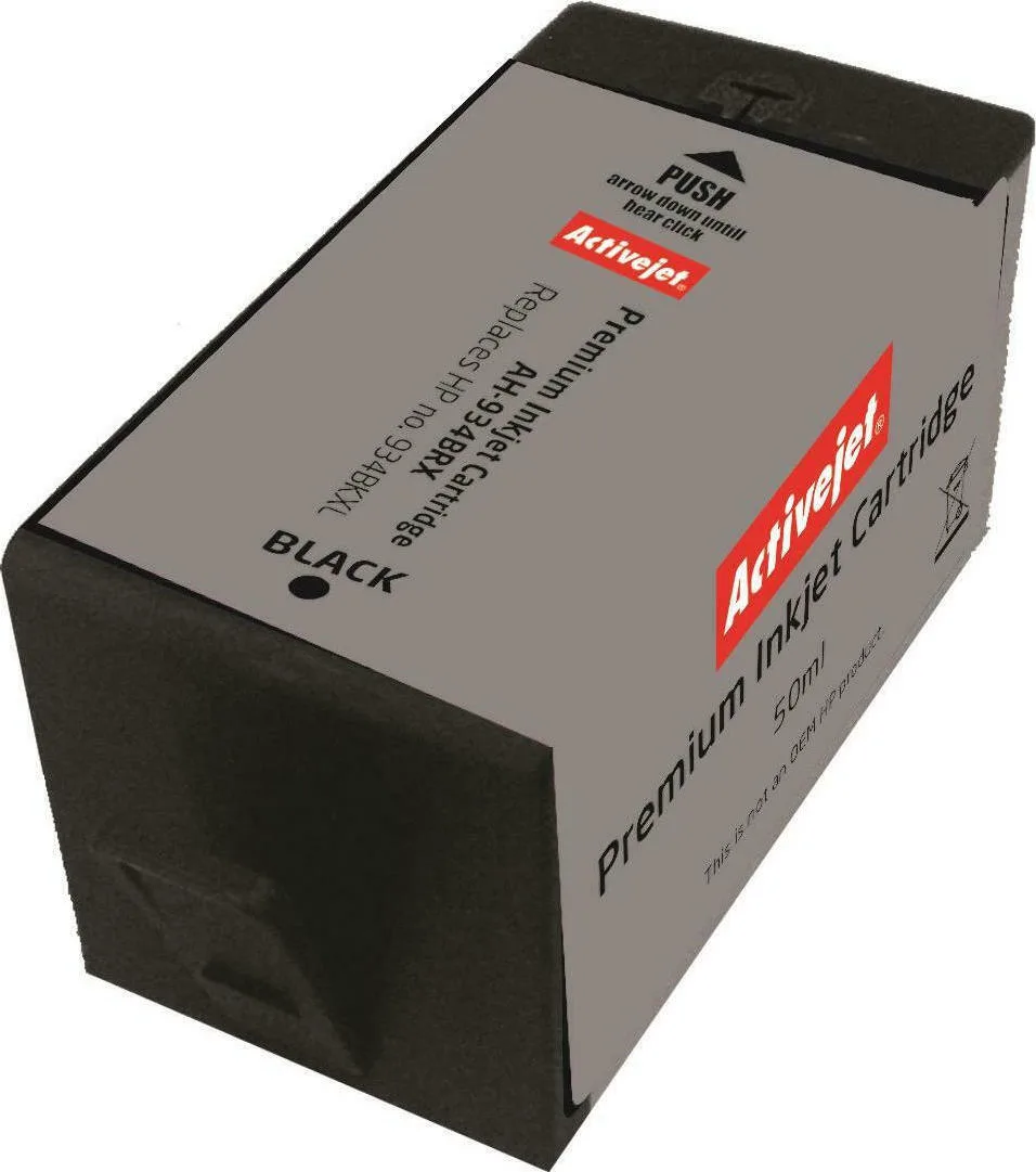20210426132314_5aa14899 Active Jet Συμβατό Μελάνι Εκτυπωτή InkJet HP 934XL C2P23AE 50ml Μαύρο - Image 1