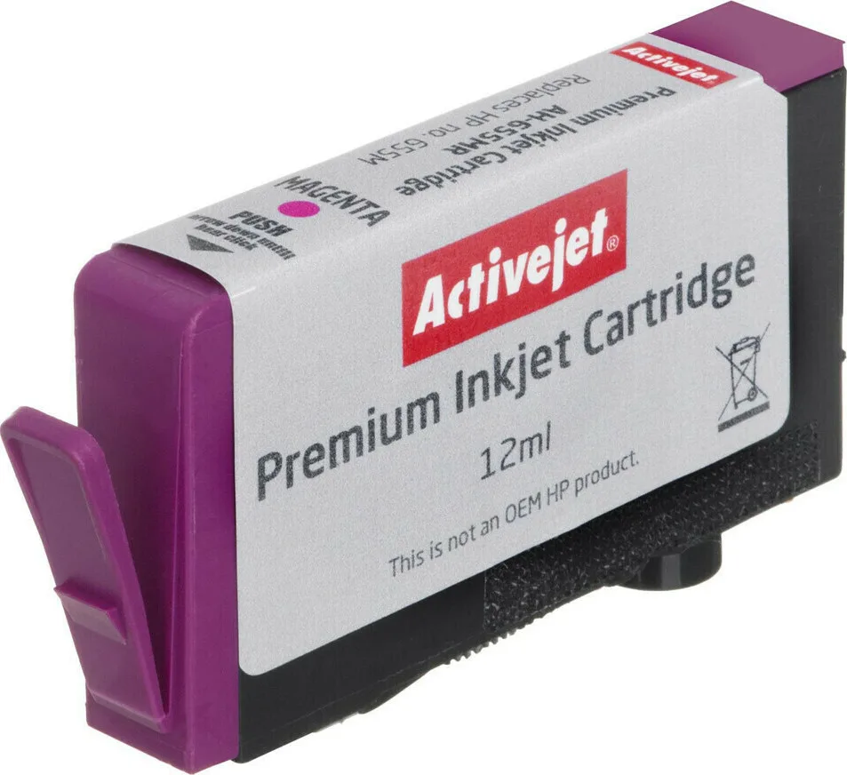 20210426132314_70037670 Active Jet Συμβατό Μελάνι Εκτυπωτή InkJet HP 655 CZ111AE 600 Σελίδων 12ml Ματζέντα 1τμχ AH-655MR - Image 1