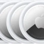 Apple AirTag Apple Find My Λευκό 4τμχ