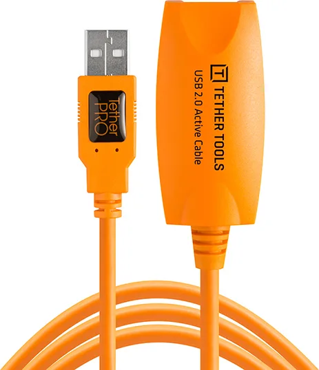 Tether Tools USB 2.0 Cable USB-A male - USB-A female Πορτοκαλί 5m (CU1917) - Image 1