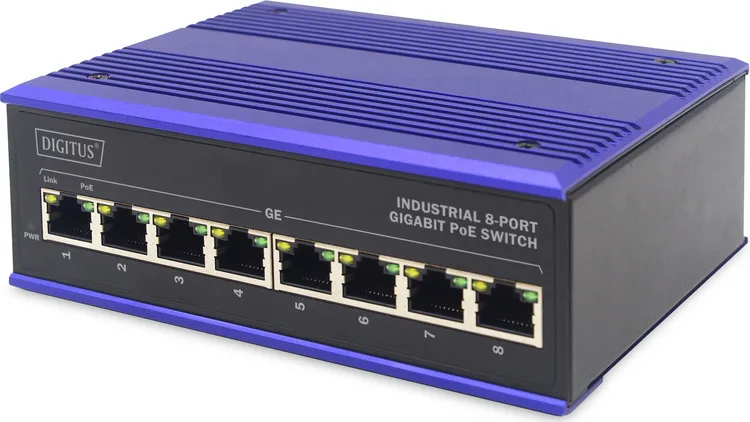 20210505093039_digitus_dn_651121 Digitus DN-651121 Unmanaged L2 PoE+ Switch με 8 Θύρες Ethernet - Image 1