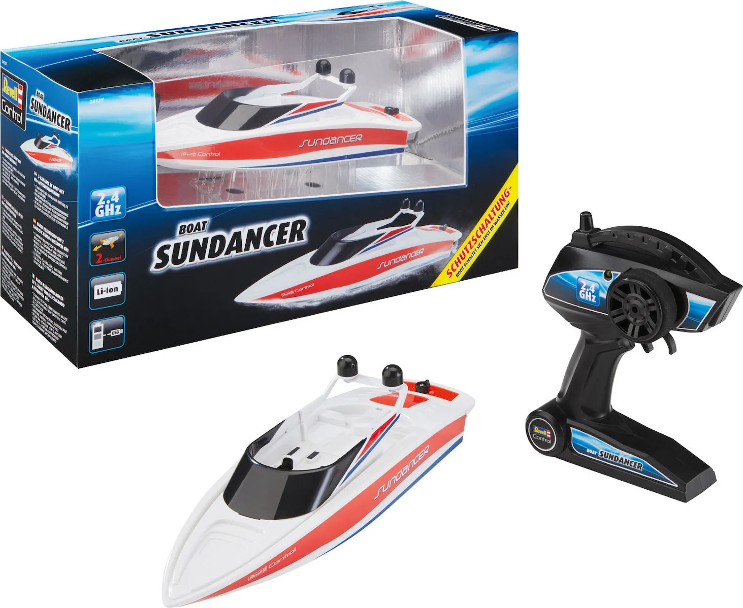 20210506170556_1f7f1a1a Revell Sundancer Βoat Τηλεκατευθυνόμενο Σκάφος Λευκό 24137 - Image 1