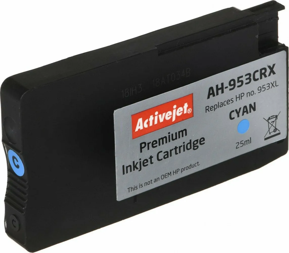 20210510182357_51483cca Active Jet Συμβατό Μελάνι Εκτυπωτή InkJet HP 953XL F6U16AE 1800 Σελίδων 25ml Κυανό 1τμχ AH-953CRX - Image 1