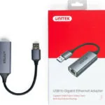 Unitek Μετατροπέας USB-A male σε RJ-45 female Ασημί 1τμχ U1309A
