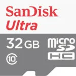 Sandisk Ultra microSDHC 32GB Class 10 U1 UHS-I