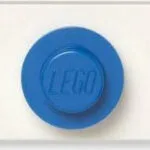 LEGO Κρεμάστρα Τοίχου Πλαστική 3 Θέσεων Λευκή 470242 33x6.5cm