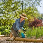 Gardena Αδιάβροχα Γάντια Εργασίας Κήπου Μπλε Νιτριλίου/Πολυεστέρα 11512-20