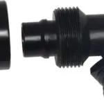 Alphacool HF Compression Fitting TPV Metall 90° Fittings Μαύρο 17455