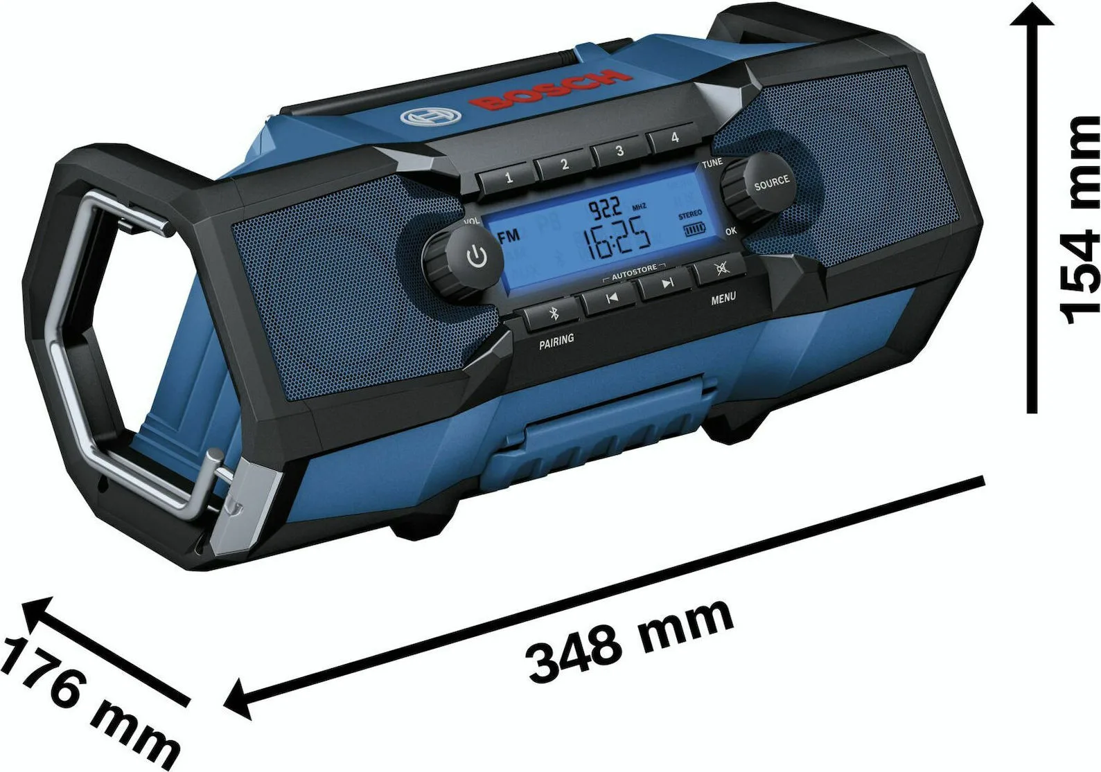20210518103521_ac9627c6 Bosch GPB 18V-2 C Επιτραπέζιο Ραδιόφωνο Επαναφορτιζόμενο με Bluetooth και USB Μπλε - Image 1