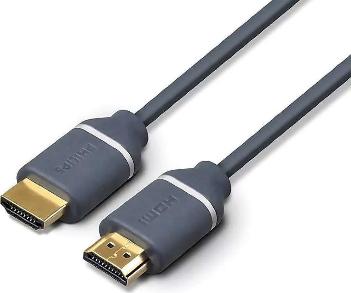 Philips HDMI 2.0 Cable HDMI male - HDMI male 3m Γκρι SWV5630G/00 - Image 1