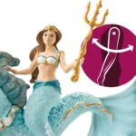 Schleich-S Mermaid Eyela On Underwater Horse για 5-12 Ετών 70594