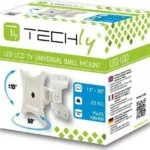 Techly ICA-LCD 201 ICA-LCD 201WH Βάση Τηλεόρασης Τοίχου με Βραχίονα έως 30" και 23kg White Λευκό