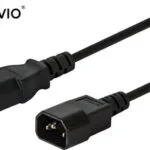 Savio power cable Schuko - IEC C14 Cable 1.2m Μαύρο CL-99