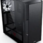 Modecom Amirani ARGB Gaming Midi Tower Κουτί Υπολογιστή με Πλαϊνό Παράθυρο Μαύρο