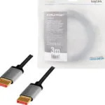 LogiLink Cable DisplayPort male - DisplayPort male 3m Μαύρο (CDA0106)