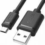 Unitek Regular USB 2.0 to micro USB Cable Μαύρο 1.5m (Y-C434GBK)