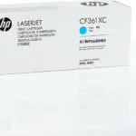 HP 508X Contract Γνήσιο Toner Laser Εκτυπωτή Κυανό High Yield 9500 Σελίδων CF361XC