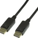 LogiLink Cable DisplayPort male - DisplayPort male 5m Μαύρο (CV0074)
