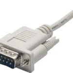 Akyga Καλώδιο RS232 9-pin male σε RS232 9-pin male 2m Λευκό