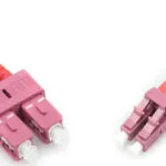 Digitus Καλώδιο Οπτικής Ίνας LC-SC 1m Ροζ 1τμχ DK-2532-01-4