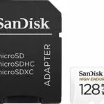Sandisk High Endurance microSDXC 128GB Class 10 U3 V30 UHS-I με αντάπτορα