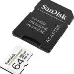 Sandisk High Endurance microSDXC 64GB Class 10 U3 V30 UHS-I με αντάπτορα