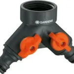 Gardena 00940-20 Διανομέας Ποτίσματος με Διακόπτη 33.3mm Πορτοκαλί