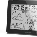 HAMA Meteotime 00186369 Ασύρματος Μετεωρολογικός Σταθμός Ψηφιακός Επιτραπέζιος Μαύρος