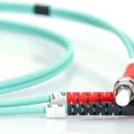Digitus Καλώδιο Οπτικής Ίνας ST-ST 2m Τιρκουάζ 1τμχ DK-2511-02/3