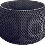 Prosperplast Splofy Bowl Γλάστρα Πλαστική Ανθρακί 37x37x21.8εκ. DKSP370-S433
