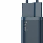 Baseus Φορτιστής με Θύρα USB-C και Καλώδιο USB-C - Lightning 20W Power Delivery Μπλε (Super Si)
