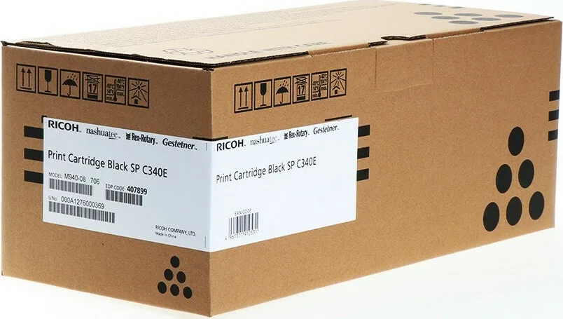 20210617094158_ricoh_sp_c340e_black_toner_407899 Ricoh SP C340E Γνήσιο Toner Laser Εκτυπωτή Μαύρο 5000 Σελίδων 407899 - Image 1