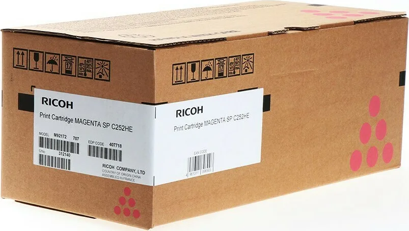 20210617171050_81cea84c Ricoh 407718 Γνήσιο Toner Laser Εκτυπωτή Ματζέντα High Capacity 6000 Σελίδων 407718 - Image 1