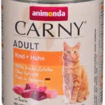 Animonda Carny Adult Υγρή Τροφή για Ενήλικες Γάτες σε Κονσέρβα με Βοδινό και Κοτόπουλο χωρίς Σιτηρά 800gr