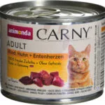 Animonda Carny Adult Υγρή Τροφή για Ενήλικες Γάτες σε Κονσέρβα με Βοδινό, Κοτόπουλο και Πάπια 200gr