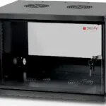 Techly 19" 6U D320 Επιτοίχια Καμπίνα Rack 6U 50x32x35cm Μαύρο I-CASE EL-1006B32