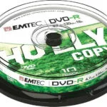 Emtec Εγγράψιμα DVD-R 16x 4.7GB Cake Box 10τμχ (ECOVR471016CB)