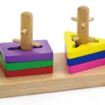 Viga Toys Παιχνίδι Στοίβαξης Shape Sorter Blocks από Ξύλο για 36+ Μηνών 50968