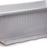 Atmosphera Ιωνία Ζαρντινιέρα Πλαστική Λευκή 86x33x31εκ. 10.04.0136D