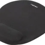Natec Ergonomic Marmot Mouse Pad 245mm με Στήριγμα καρπού Μαύρο