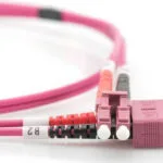 Digitus Καλώδιο Οπτικής Ίνας LC-SC 10m Ροζ 1τμχ DK-2532-10-4