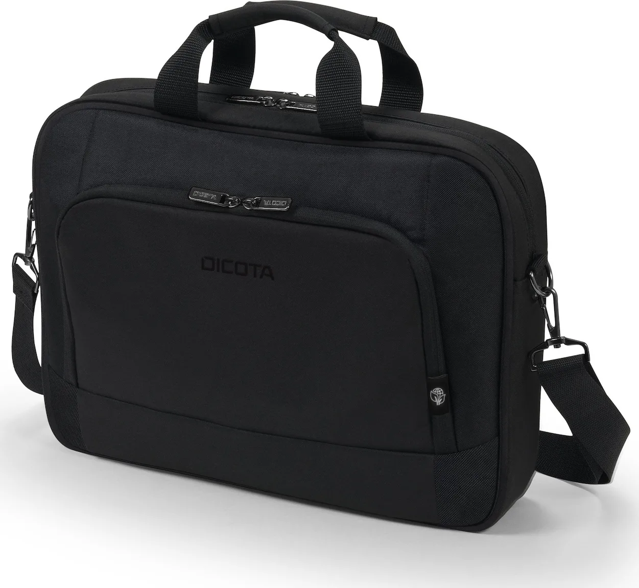 Dicota Eco Top Traveller Base Τσάντα Ώμου / Χειρός για Laptop 15.6" σε Μαύρο χρώμα - Image 1