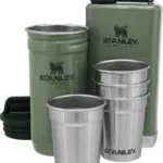 Stanley The Pre-Party Ποτήρι για Camping Σετ με 4 Ποτήρια & Φλασκί Χακί 10-01883-034