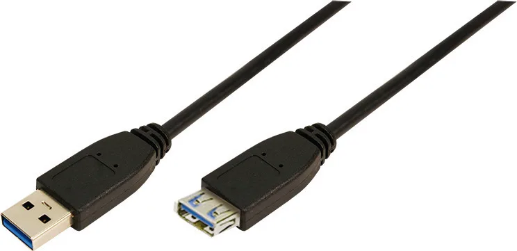 LogiLink USB 3.0 Cable USB-A male - USB-A female 3m (CU0043) - Image 1